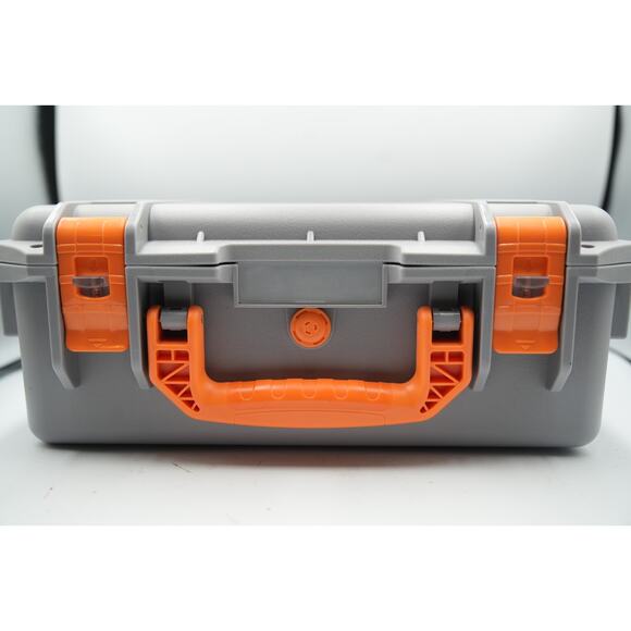 Yeteeth Hard Case Gray & Orange 15X 11X 7 - Picture 4 of 7